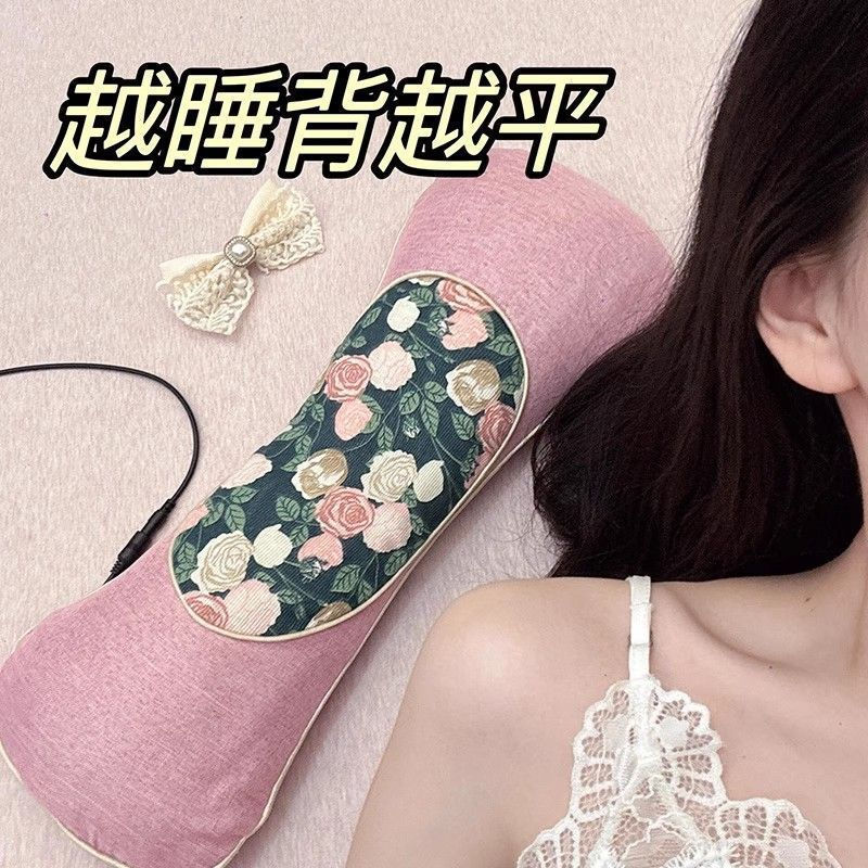Mugwort electric heating neck massager for cervical spine, multifunctional neck moxibustion for slee