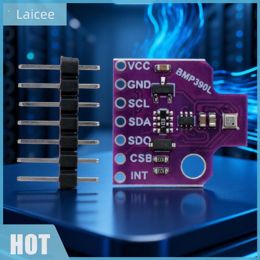 [Laicee.th] BMP390L โมดูลเซ็นเซอร์ดิจิตอลช่วงกว้าง 300-1250hPa 1.65V-3.6V บอร์ด PCB