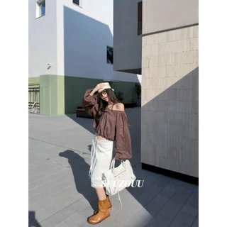 ❤ 🧵 🇰🇷 SU513 Lace-Trimmed Satin Midi Skirt กระโปรงผ้าซาตินเนื้อนุ่มละเอียด แฟชั่นเกาหลี TAG MM Fish 🧡