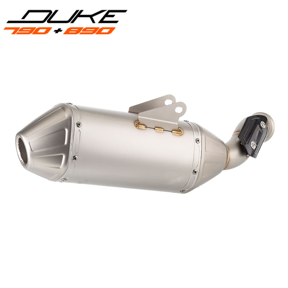 Fit สําหรับ KTM DUKE 790 DUKE 890 รถจักรยานยนต์ไอเสียระบบ Escape ท่อไอเสีย Link ท่อ slip บน 790 Duke