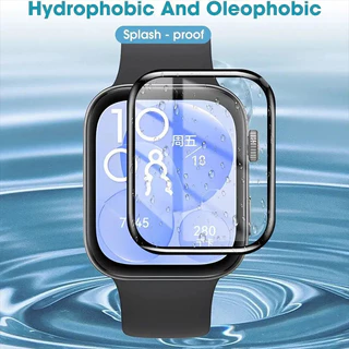 3D กระจกนิรภัย / ฟิล์ม TPU อ่อนสำหรับนาฬิกา for Huawei Fit 5/5 Pro / 4/4 Pro / 3 อุปกรณ์ป้องกันหน้าจอป้องกัน Gores