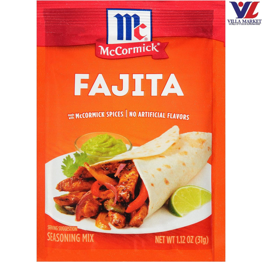Mccormick Fajitas Seasoning Mix ผงปรุงรสฟาฮิต้า 31G
