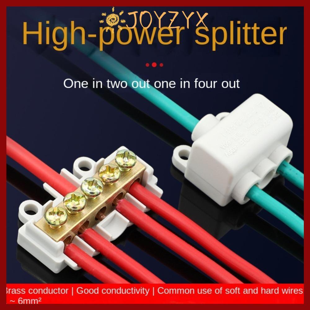 จัดส่งจากประเทศไทยJOYZYX T-type Wring Terminal Universal Splitter Wire Connector Locking Quick Crimp