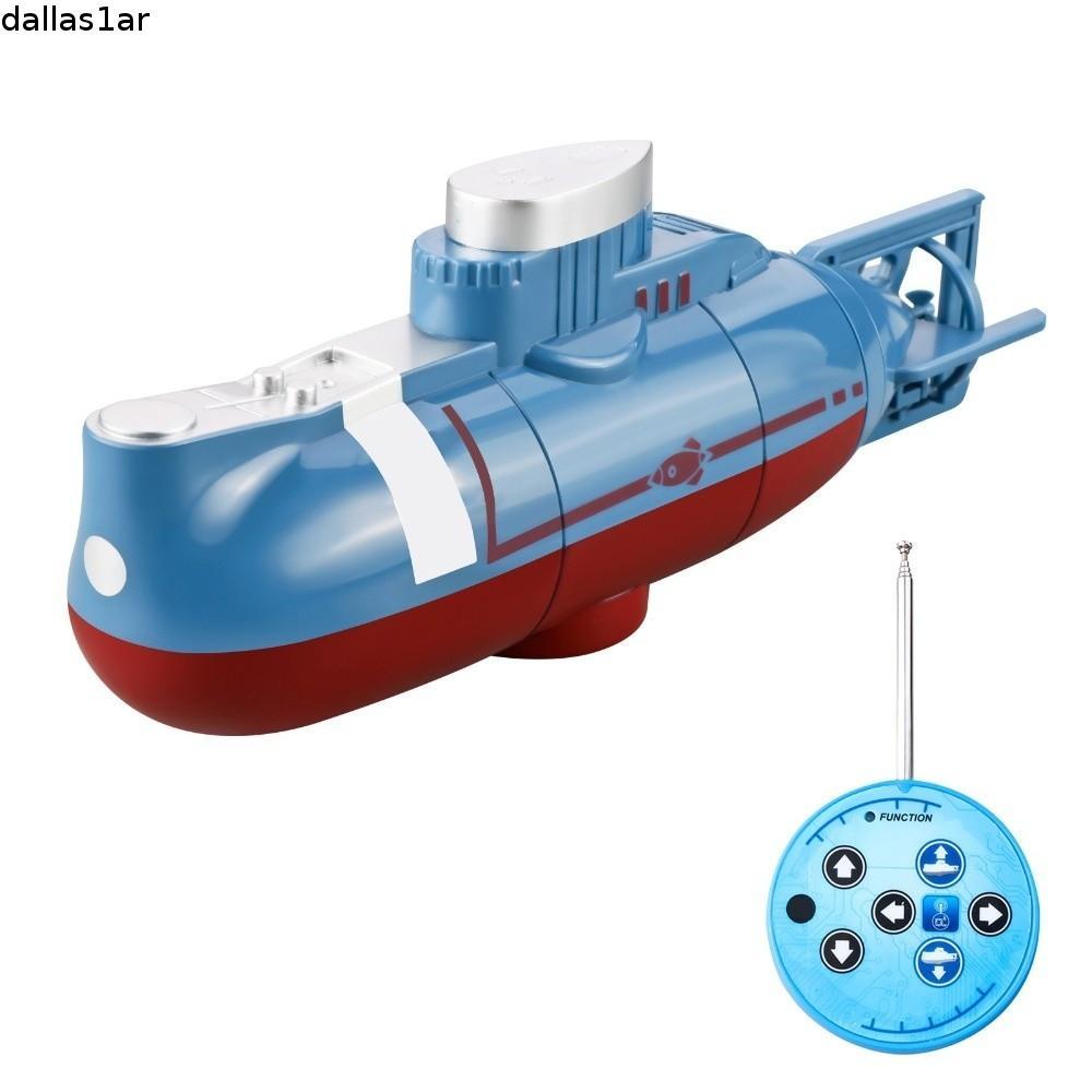 DALLAS Mini RC Submarine, จําลองกันน้ํารีโมทคอนโทรลเรือ, Mini RC ของเล่นดําน้ําฟังก์ชั่น Mini ขนาดกั