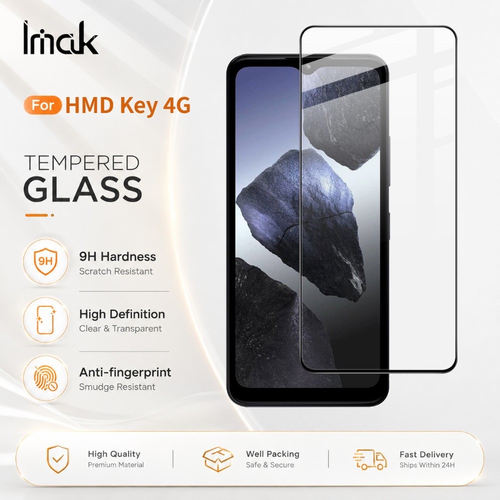 ฟิล์มกระจก สำหรับ HMD Key Aura2 Arc 4G 9H ความแข็ง เคลือบ Oleophobic FM0003