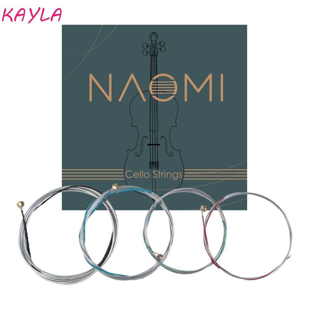 KAYLA 1 ชุด Fiddle String, 4/4 3/4 1/2 1/4 1/8 เปลี่ยน Naomi ไวโอลิน String, เครื่องดนตรี GD a & E S