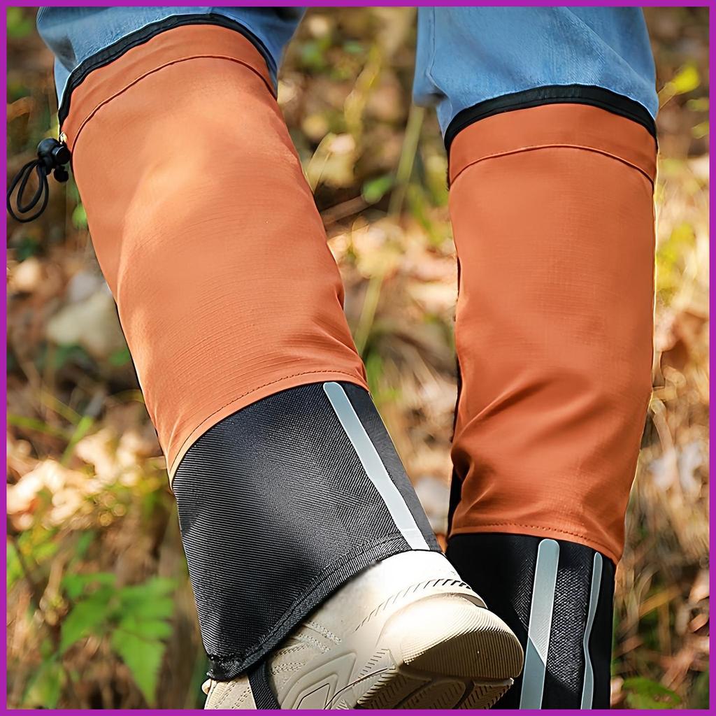 Gaiters สําหรับเดินป่ากันน้ํากลางแจ้งฝาครอบ Trail Gaiters สําหรับผู้ชายผู้หญิงเดินป่า Boot Snow ฤดูห