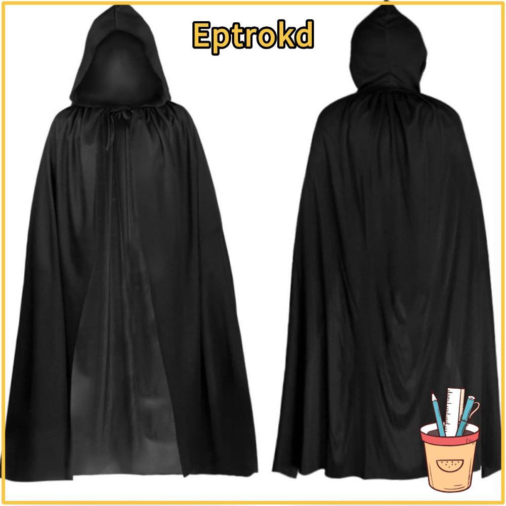 EPTRO ฮาโลวีน Cape, Dress Up Props 59 นิ้วเสื้อคลุมปีศาจ,แฟชั่นน่ากลัวคอสเพลย์ Dress Up ชุดสยองขวัญ Magician เสื้อคลุมฮาโลวีนเครื่องแต่งกาย