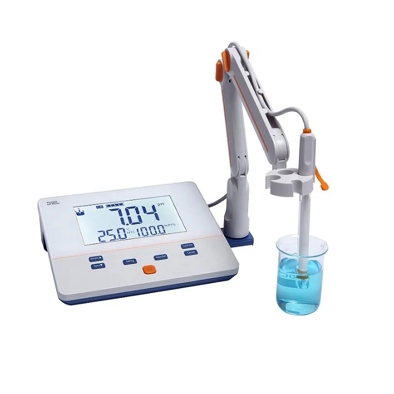 OGZC PH200E Benchtop Ph Metre ph Tester มิเตอร์ดิจิตอลพร้อมสารละลาย LCD และ NIST PH สําหรับใช้ในห้อง