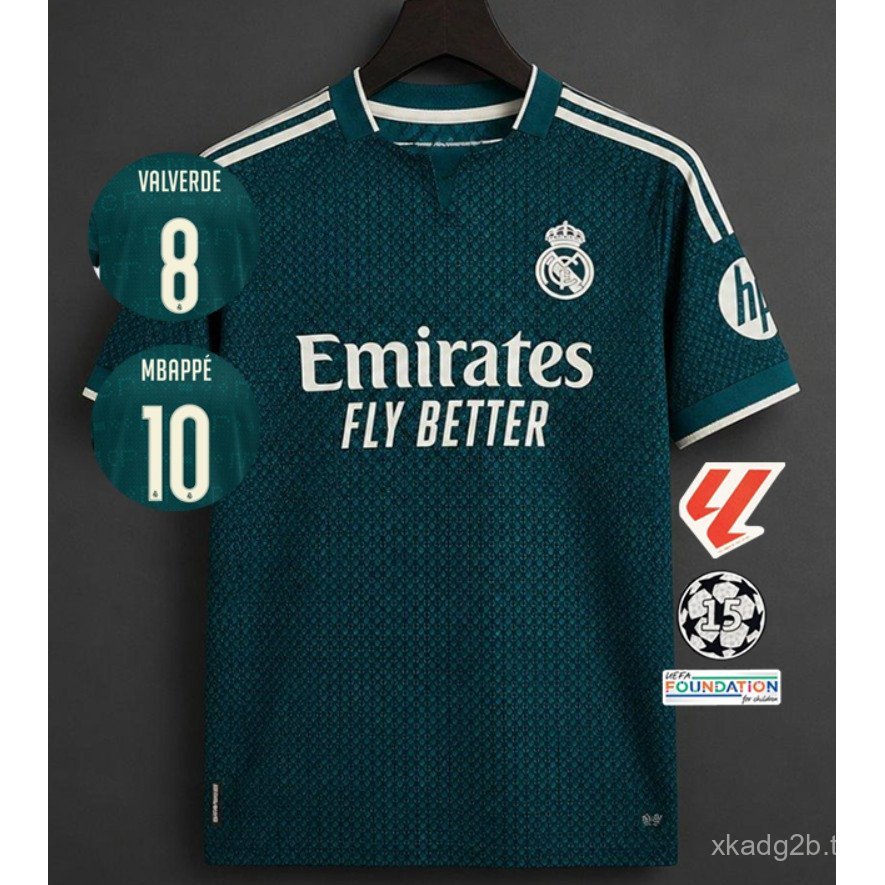 Fan Version 2026/27 Season Real Madrid Away เสื้อฟุตบอลแขนสั้น (Sizes S-4XL)