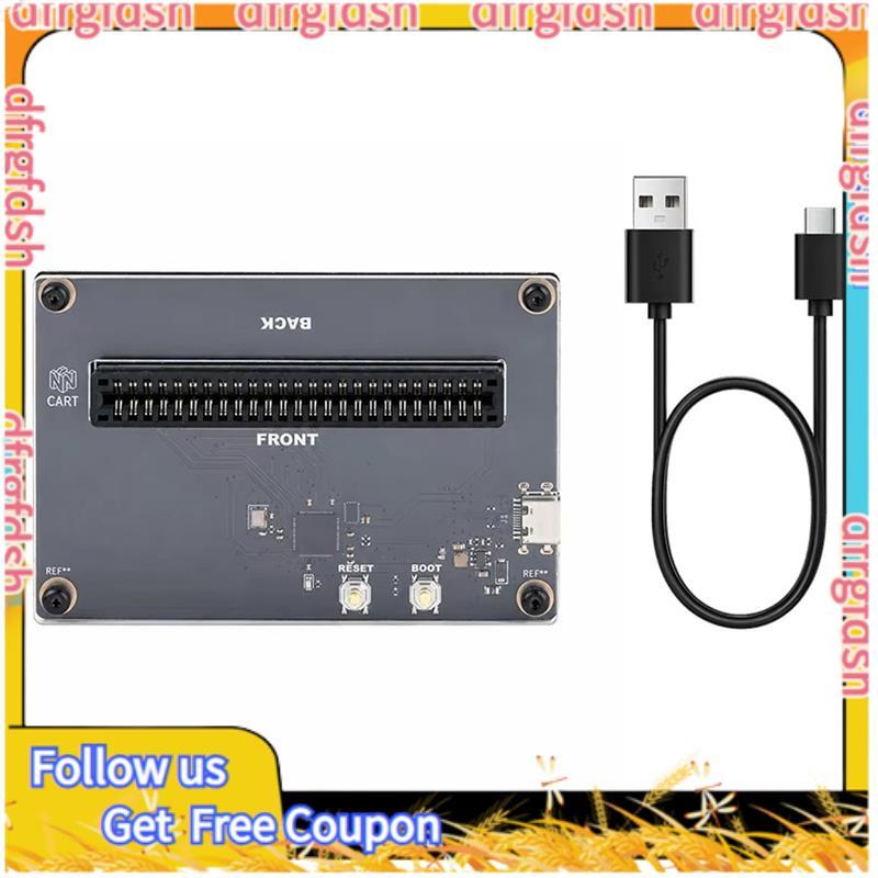 D&FN64 ตลับหมึก Dumper Reader ROM N64xCart-Dumper USB-C & Save Backup Tool 64 Retro เกมรถเข็น EEPROM