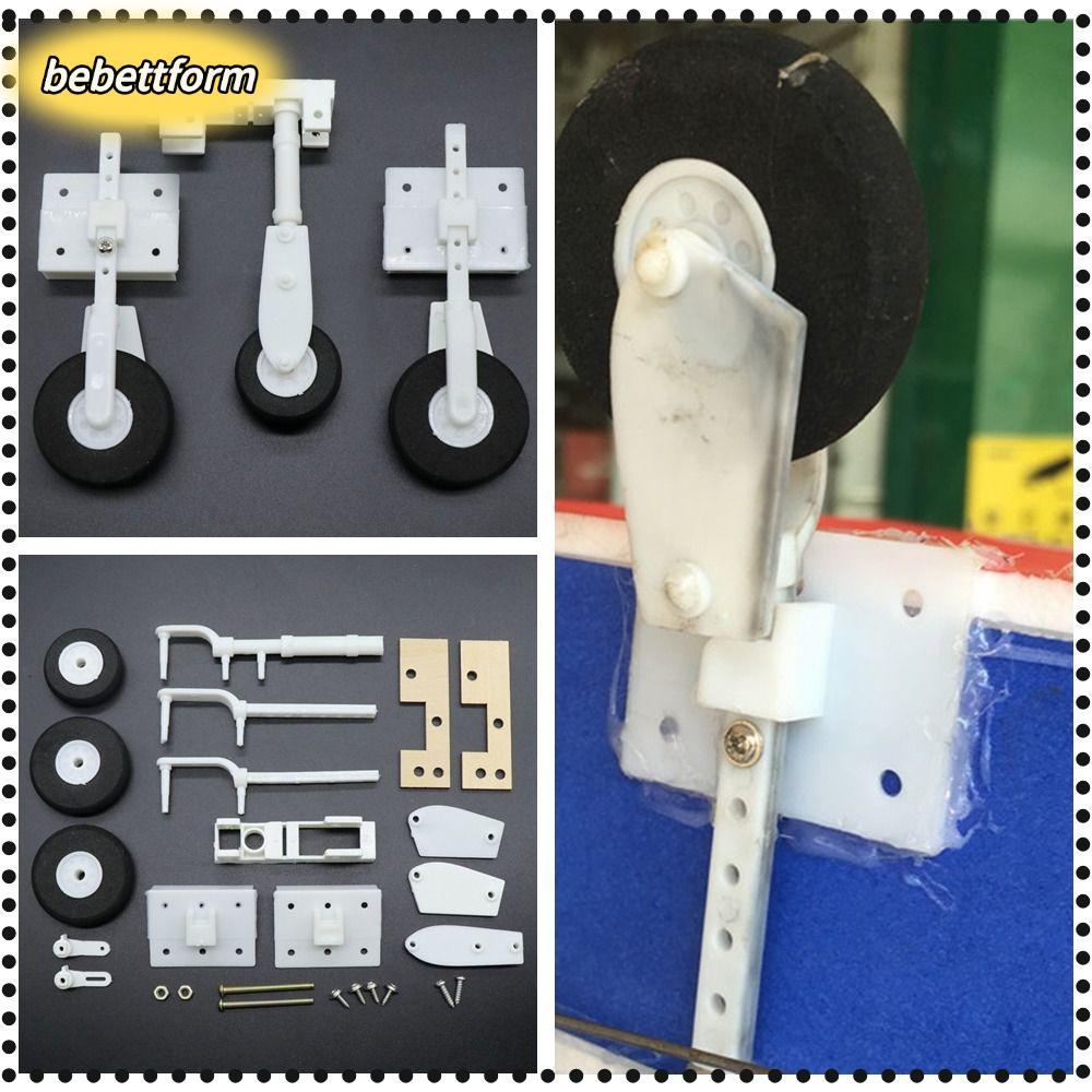 BEBETTKISS SU27 ชุดประกอบ, พวงมาลัย DIY RC Landing Gear, ของเล่น Quadcopter KT Board เครื่องบินปีกคง