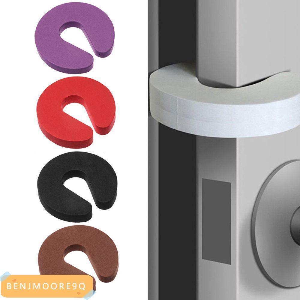 BENJMOORE9Q 4PCS Guard Home Security คลิปประตูโฟมเด็กทารกความปลอดภัย