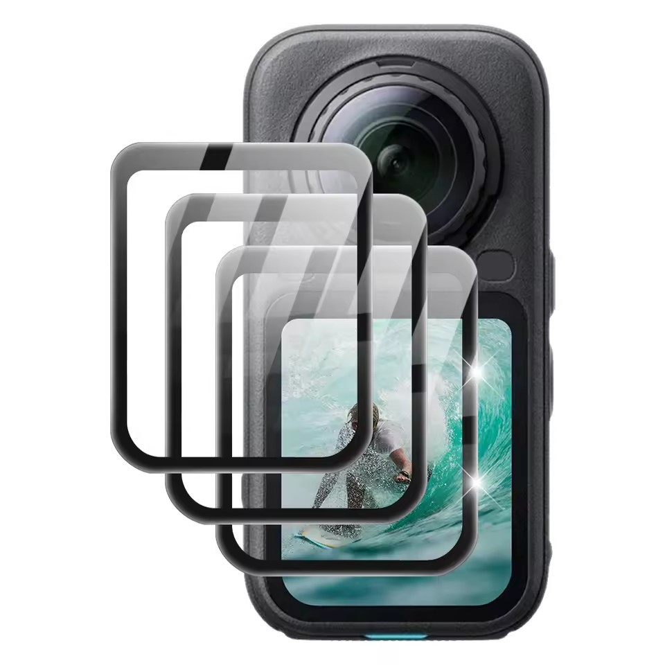 9H กระจกนิรภัยสําหรับ Insta360 X6, ป้องกันหน้าจอทนทาน HD Clear Anti-scratch ป้องกันฟิล์มสําหรับ Insta 360 X6 อุปกรณ์เสริม