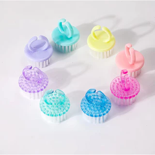แปรงขัดเล็บ Ring Shape ( แปรงทรงแหวน ) สวมนิ้วได้ สำหรับทำความสะอาดเล็บมือ–เท้า มี 8 สีให้เลือก