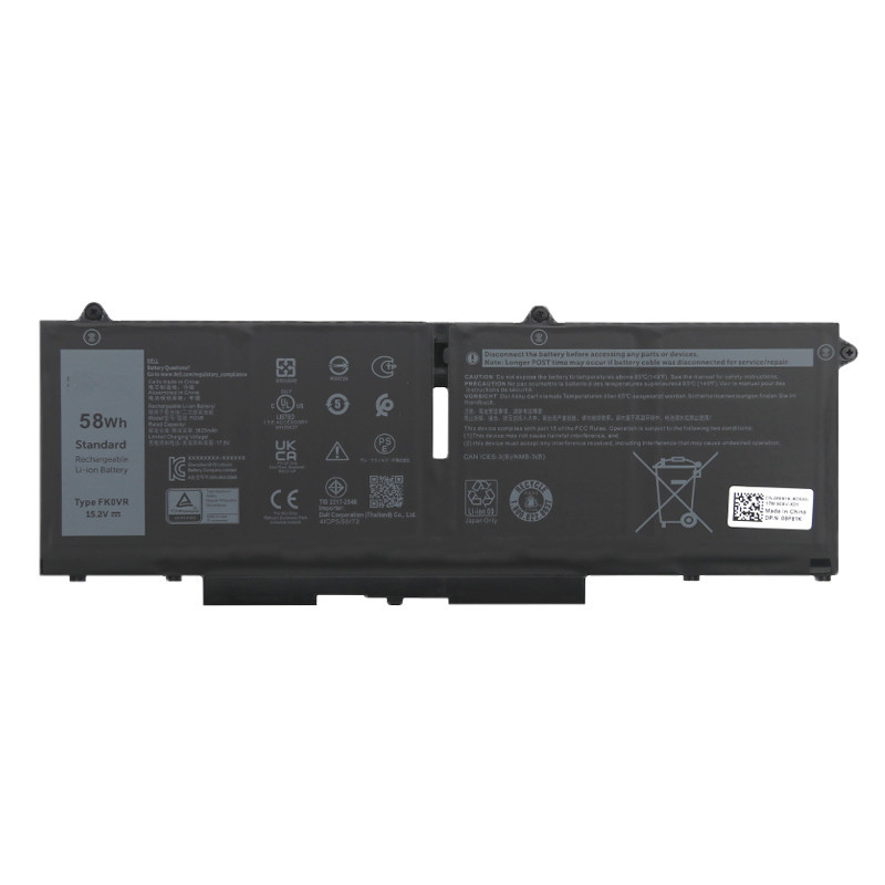 แบตเตอรี่โน้ตบุ๊ก Dell P134G002 P135G002 P110F002 P139G002 FK0VR