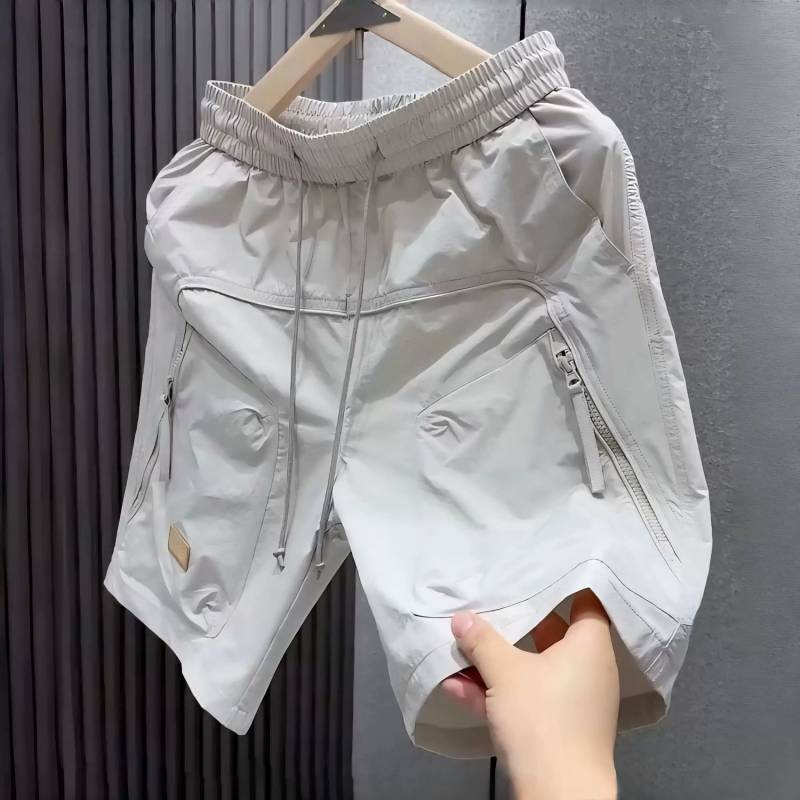 Summer New Men's Workwear Quick-Drying Shorts Outdoor Air-Permeable Beachwear Leisure Sports Shorts 