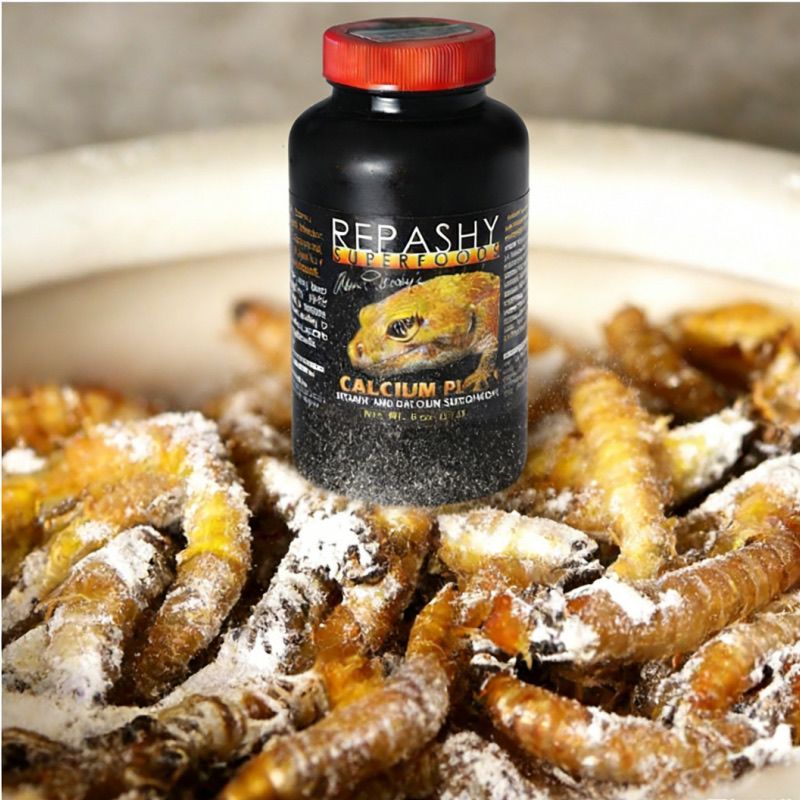 สัตว์เลี้ยงปีนเขา [ร ยี่ห้อ] อเมริกัน Repashy ผงแคลเซียมวิตามิน Gecko ขนตาเสือดาวพิมพ์ Lizard อาหารเสริมแคลเซียม D3 แคลเซียมมิติผงย่อย20260806