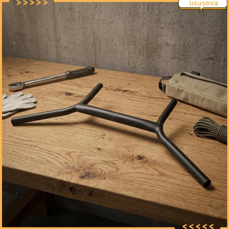 [Ususexa] H-Shaped Handlebar Wide Flared Drop Bar All-Road Drop Bar Stable Control Cycle Gear สบายตา