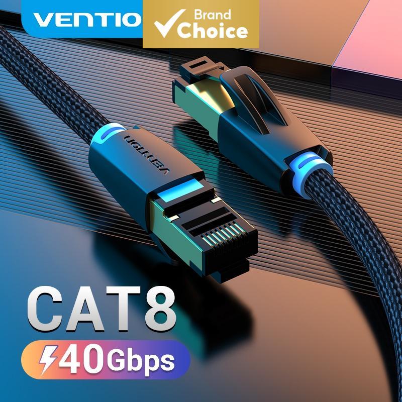 Vention สายแลน Cat8 ความเร็วสูง 40Gbps สําหรับคอมพิวเตอร์ PC