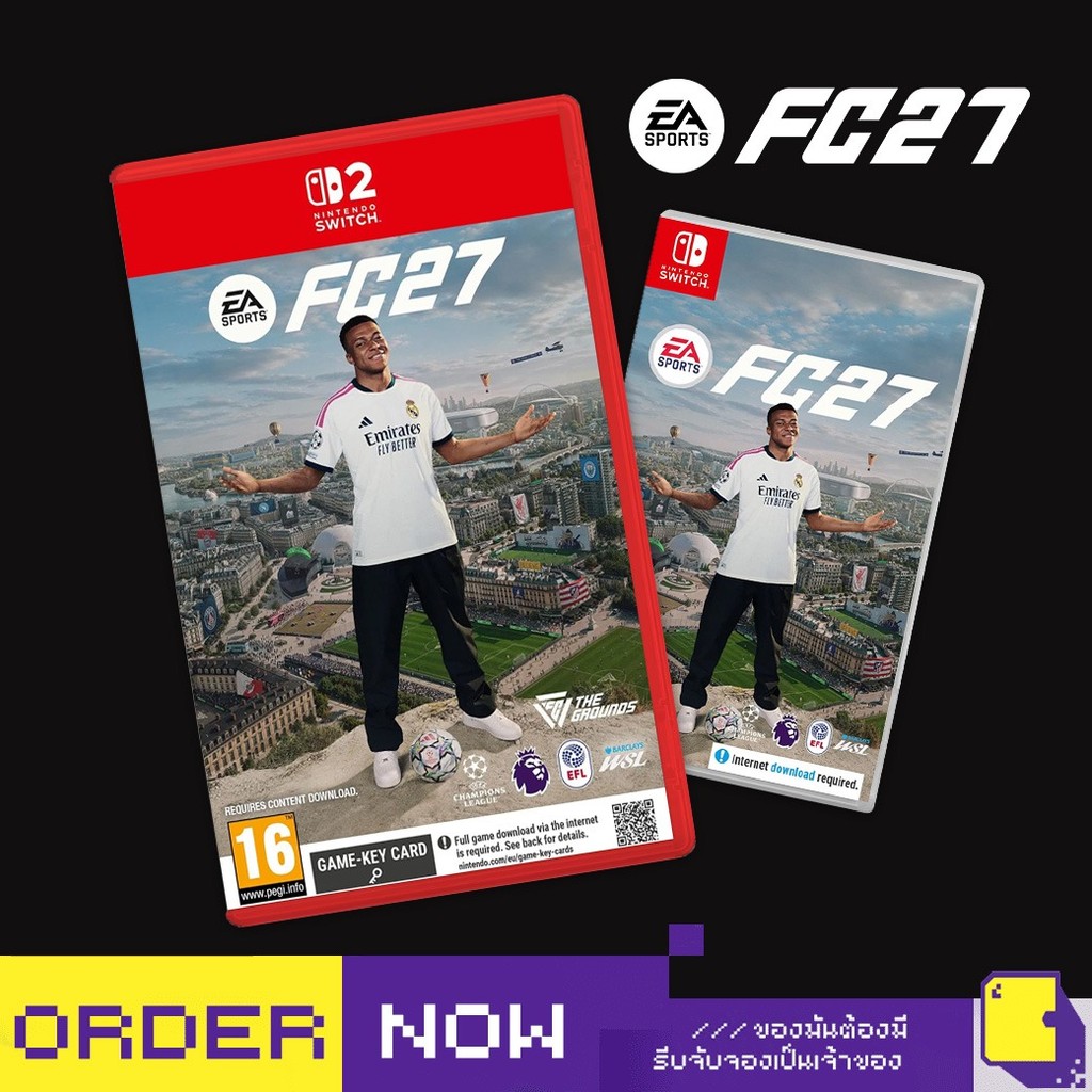 [+..••] PRE-ORDER | NS2 / NSW EA SPORTS FC 27 (เกม Nintendo Switch™🎮 วางจำหน่าย 2026-09-25 )