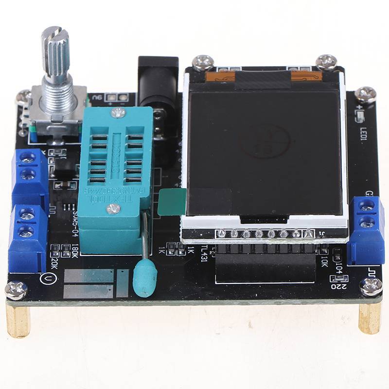 GM328A ประกอบเครื่องทดสอบทรานซิสเตอร์ไดโอด ESR Capacitance Meter