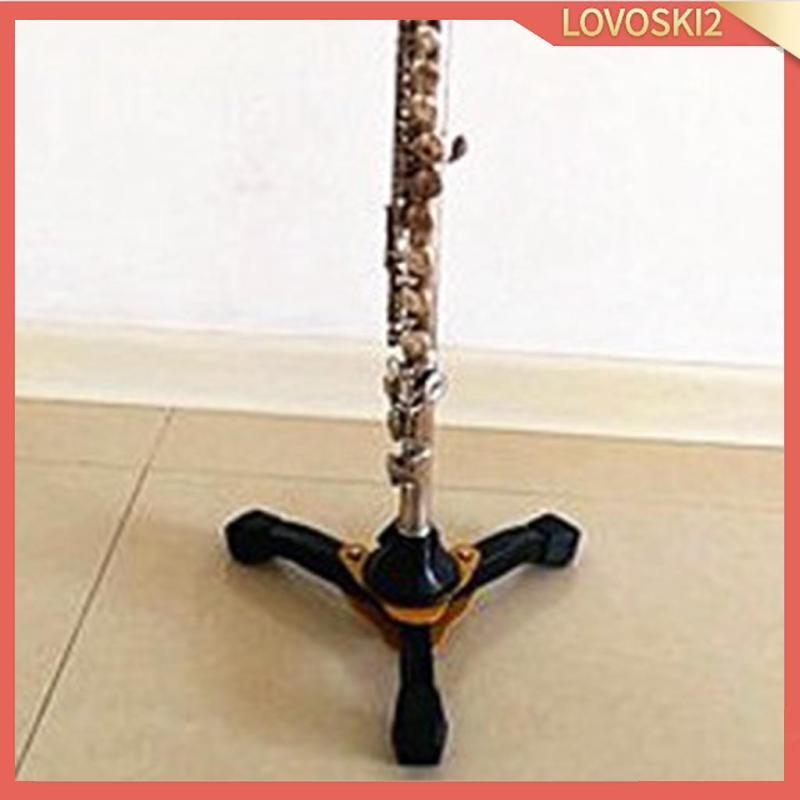[Lovoski2] Clarinet Flute Oboe Stand ชั้นวางที่วางแบบพับได้พร้อมเครื่องมือฐานสีเหลือง