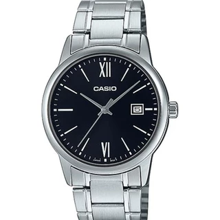 CASIO นาฬิกาข้อมือ CASIO รุ่น MTP-V002D-1B3UDF สายสเตนเลสสตีล สีดำ