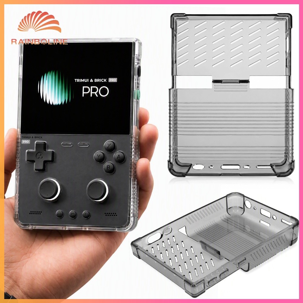ฝน❤  ฝาครอบ TPU ป้องกันรอยขีดข่วนพร้อมคัตเอาท์ที่แน่นอนสําหรับ Brick Pro 4 นิ้ว