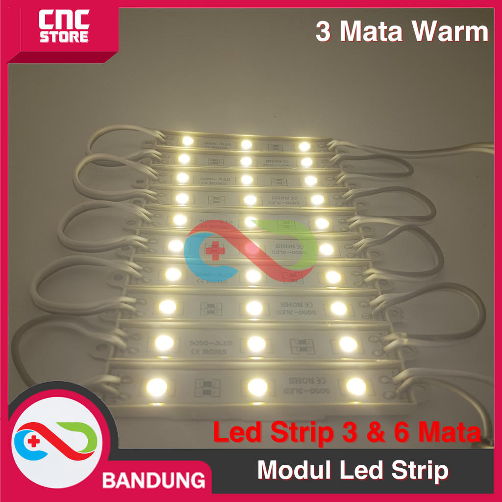 MATA 12V LED MODULE 3-EYE LED MODULE SMD 5050 NEON BOX WARM VARIATION LIGHTS