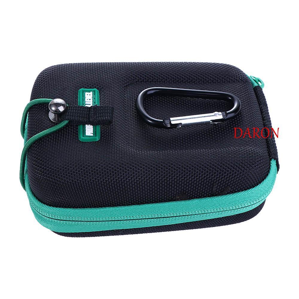 DARON Range Finder กล่องเก็บของ Range Finder กระเป๋ากีฬาพกพาพร้อมคลิปคาราบิเนอร์ Hard-Shell Golf Ran