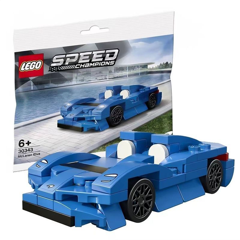 LEGO LEGO Building Blocks Super Racing Series 30734 Mini F1 Preppy Racing Car Building Bag ของเล่นขอ