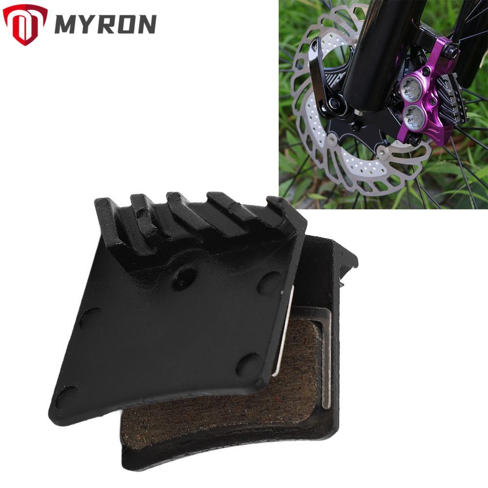 MYRON 2 คู่แผ่นดิสก์เบรคจักรยาน,สีดําประสิทธิภาพสูงสกู๊ตเตอร์ไฟฟ้าเบรค Pads,พร้อมปีกอลูมิเนียมสําหรั