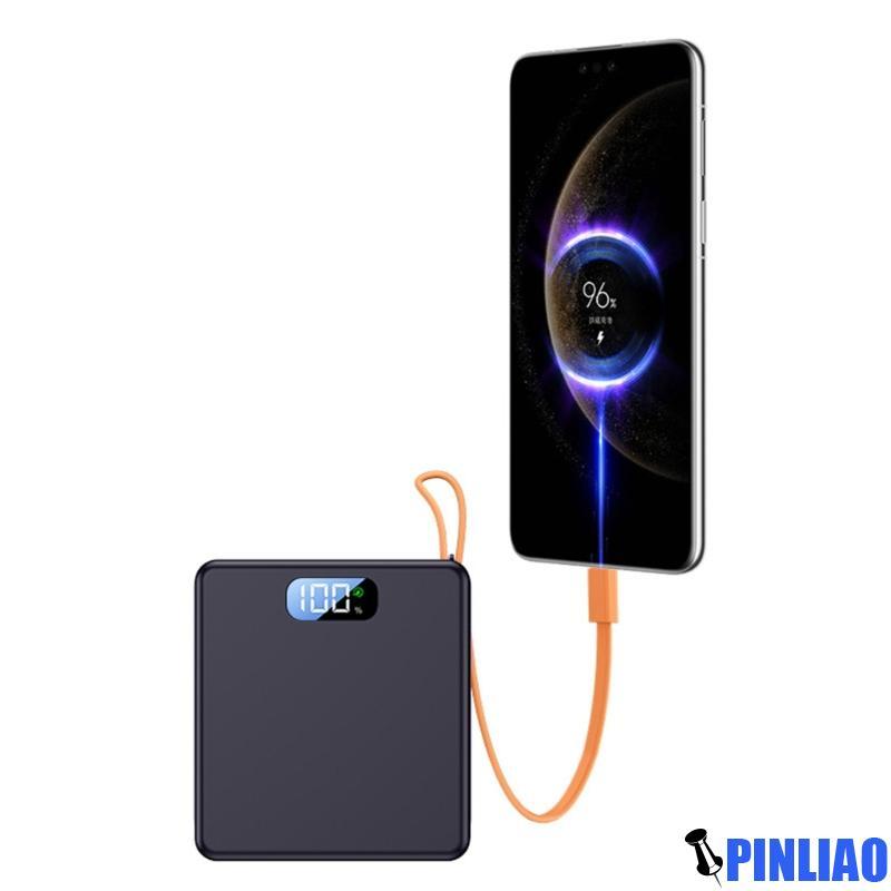 Pinlt Portable 21700 Enclosure Case 3 Slot อุปกรณ์แท่นชาร์จพร้อมจอแสดงผล LED และเคสดีไซน์พกพาสะดวกเท