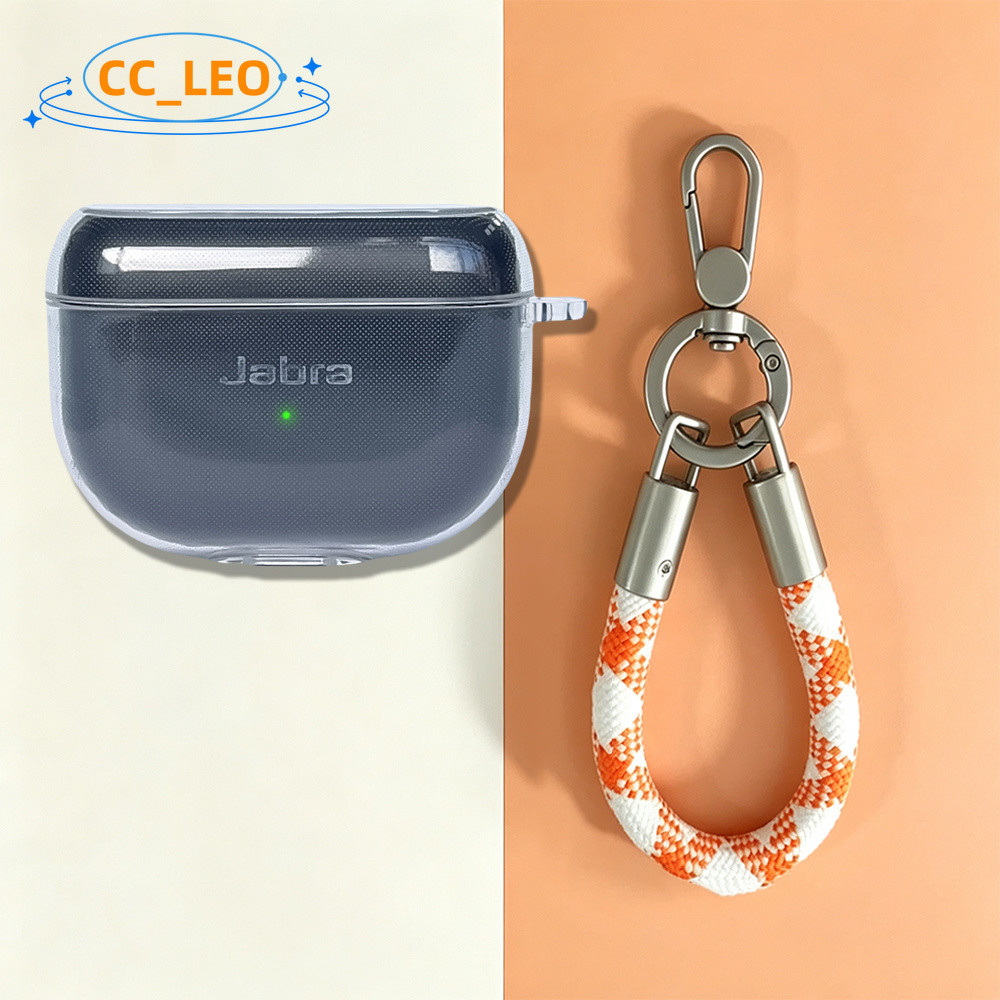 Suitable for Jabra Elite 10 Case Transparent Soft Case Compatible with Jabra Elite 8 Active Shockpro