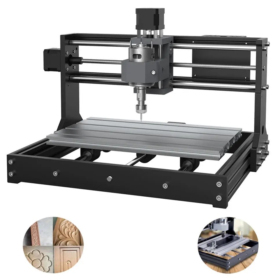 CUGV พร้อมส่ง CNC3018 Pro DIY CNC Router Kit 2-in-1 เครื่องแกะสลักขนาดเล็ก GRBL ควบคุม 3 แกนและช่างแ