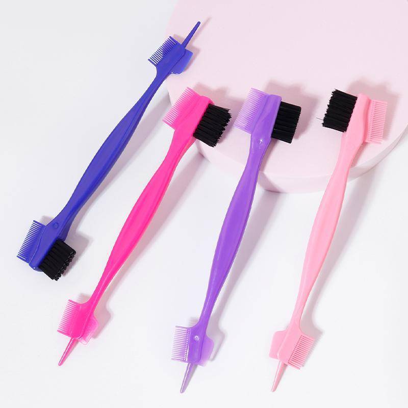 R&X 2 in 1 Eyebrow Brush Edge Control Tool Multi Use Mascara Hair Trimmerb สําหรับแต่งหน้าและเส้นผมใ