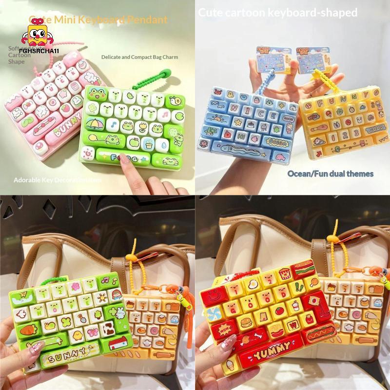 FG 26 ตารางคีย์บอร์ด Keycap Clier Fidget คีย์บอร์ด Key Caps Anti ความเครียดพวงกุญแจน่ารัก Clier พวงกุญแจกระเป๋า Charms 1PC HS