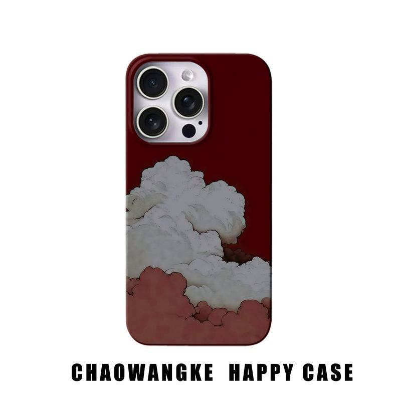 Red Night Cloud Group ฟิล์มเคสโทรศัพท์เหมาะสําหรับ IPhone XR 11 XSMAX 12 PRO 17 AIR 16 E 15 14 13 Pr