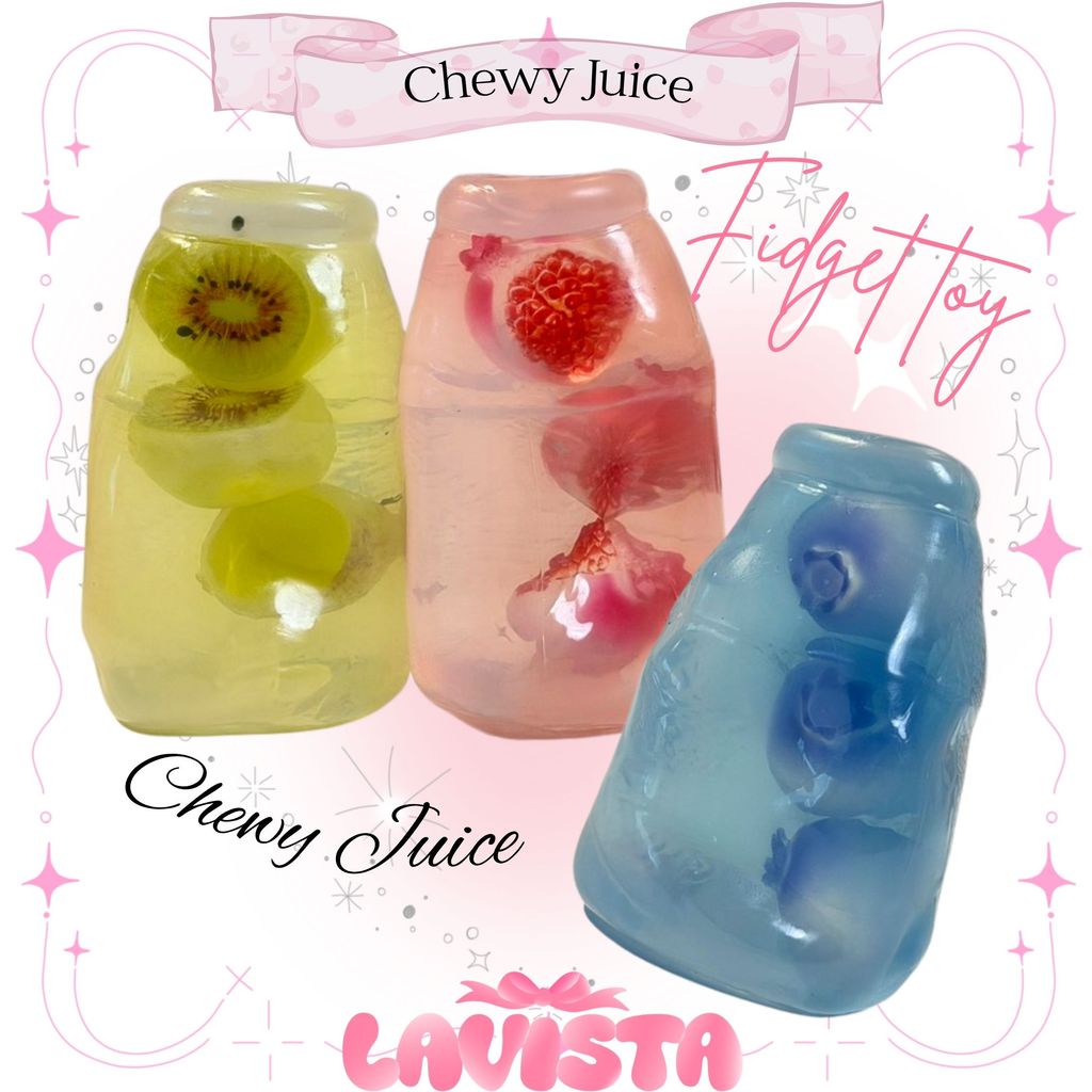 [ส่งจากไทย] Chewy Juice เนื้อหนึบหนับมากใช้แรงมือไม่เยอะ ของเล่นคลายเครียด