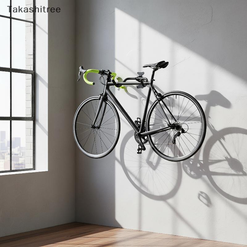 (Takashitree) Bicycle Wall Storage Braet 66lbs Max Load Sturdy Bike Wall Hanger for Road Cycles Gara