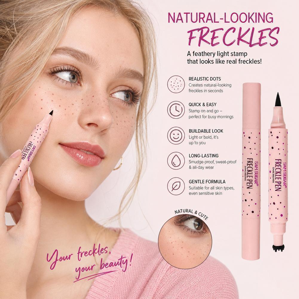 Sam Sugar Faux Freckle ปากกากันน้ํา Smudge Proof Freckle แสตมป์ Lasting Eyeliner Liquid ปากกา V3