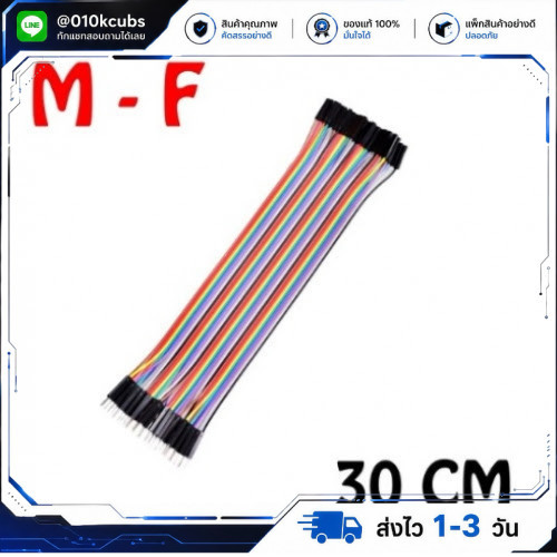 สายแพ (30cm) 40 pin to 40 pin (Female-Male) สาย (2.54mm)