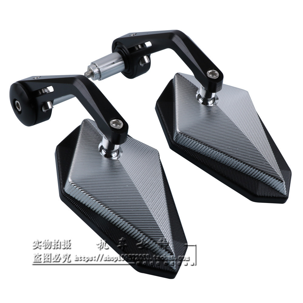 เหมาะสําหรับ Kawasaki Ninja NINJA650 ninja400 ZH2 ดัดแปลงกระจกมองหลังแฮนด์กระจกมองหลังรถจักรยานยนต์