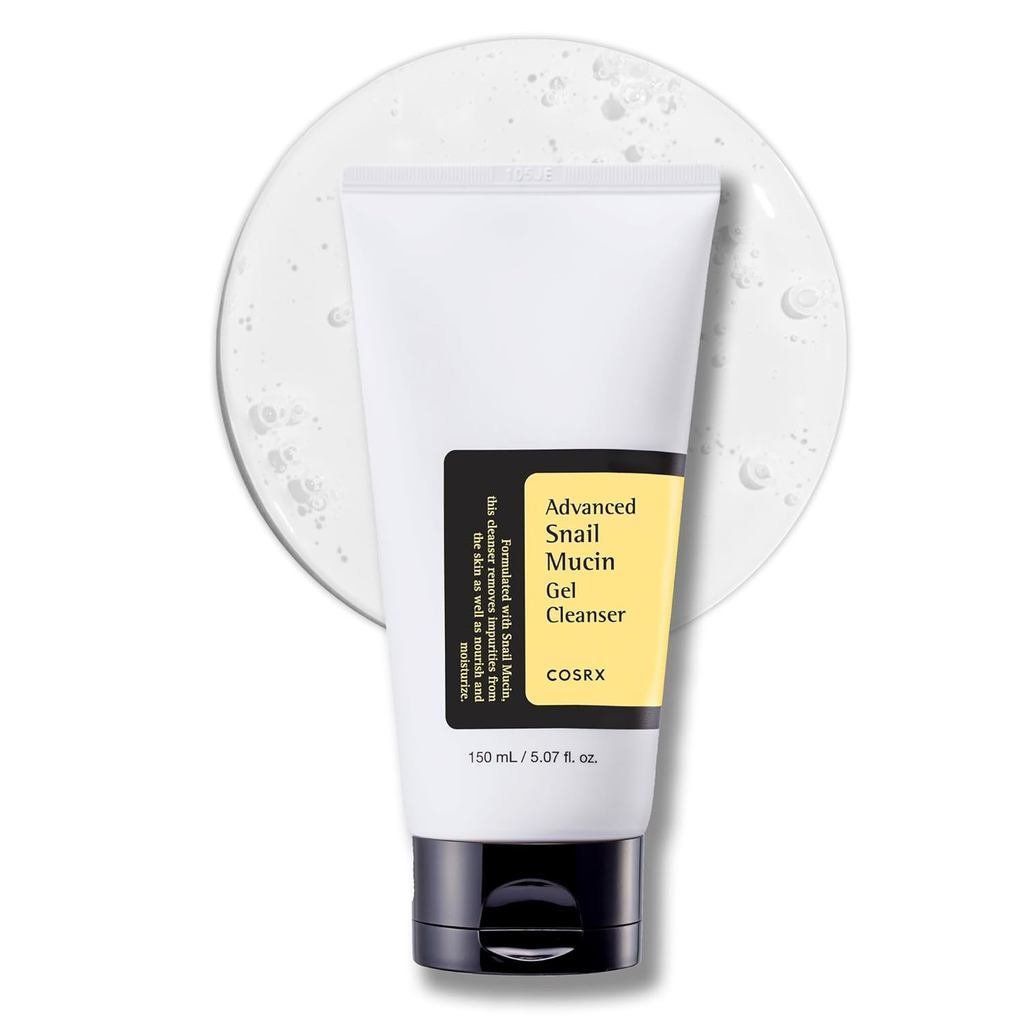 COSRXAdvancedSnailMucinGelCleanser,5.07FlOz/150mL,RichDerGelforDryDeepGelforDry&Sensitive,เกาหลีCare