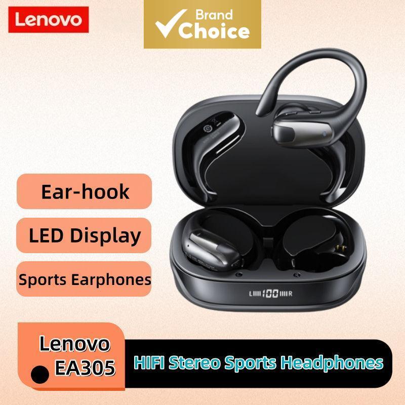 Lenovo EA305 หูฟัง OWS หูฟังไร้สายบลูทูธ 14.2 มม.จอแสดงผล LED Digital Panoramic Sound Open Ear-Hook 