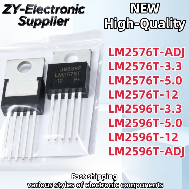 1-5PCS LM2576T LM2576T-ADJ LM2576T-3.3 LM2576T-5.0 LM2576T-12 LM2596T LM2596T-3.3 LM2596T-5.0 LM2596