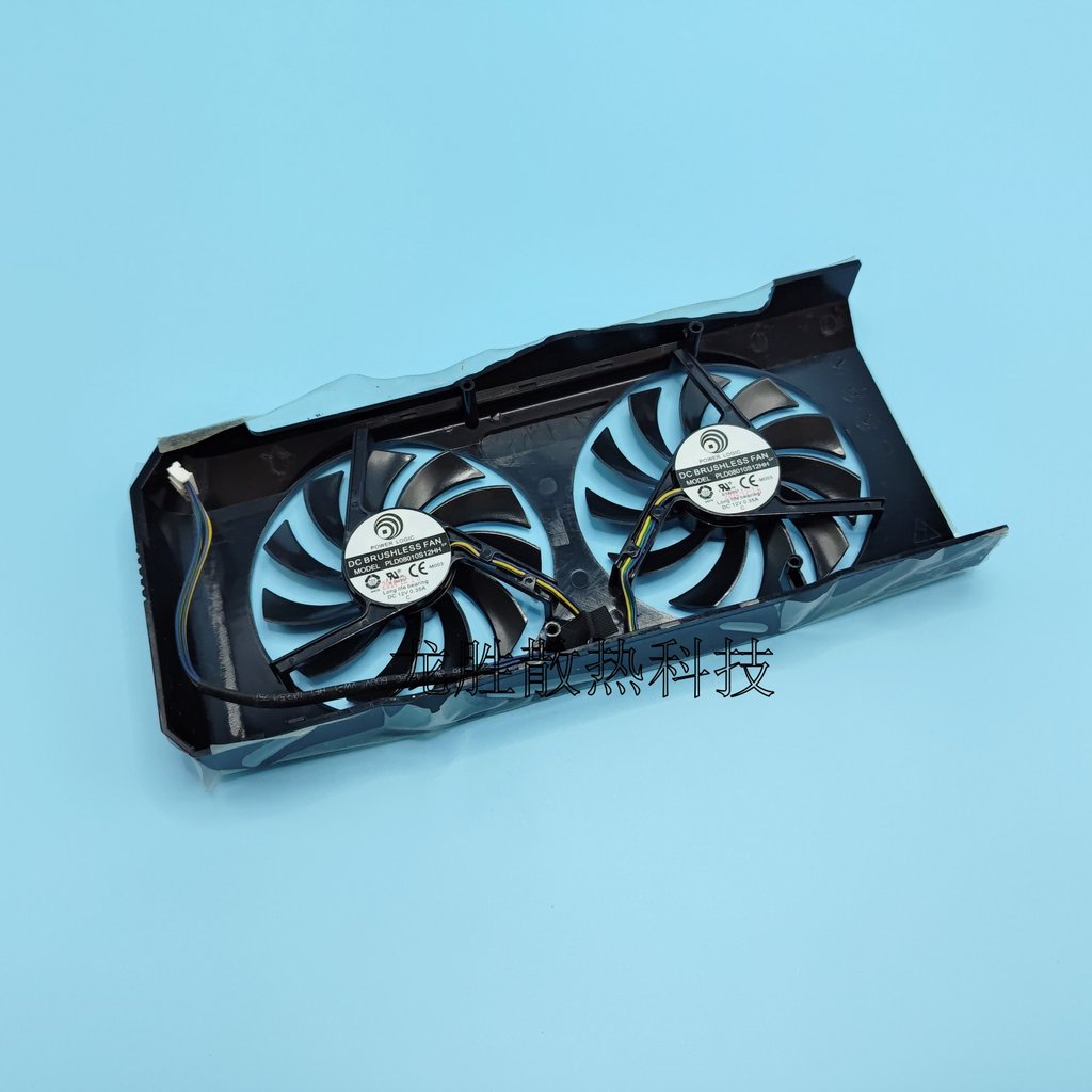[อุปกรณ์ระบายความร้อน] MSI N560GTX N460GTX N640GT R7770 GTX760 พัดลมการ์ดกราฟิกแบบบูรณาการ