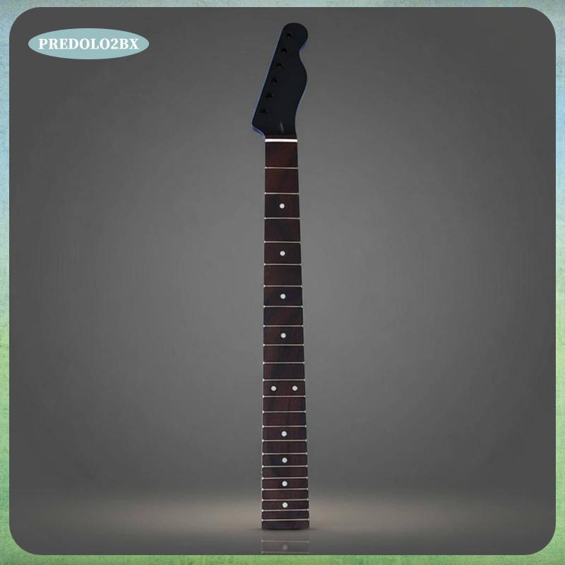 [predolo2bx] คอดีไซน์ T-Style สีดํา Dot Inlays 22 Fret คอกีตาร์สําหรับผู้ใช้ DIY