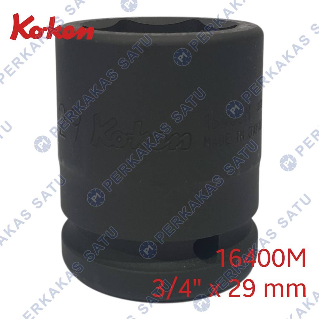 MATA IMPACT SOCKET WRENCH 3/4" X 29MM KOKEN 16400M JAPAN SOCKET SOK SHOCK 29 MM